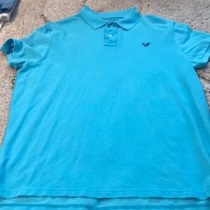 Mens American Eagle collar tshirt